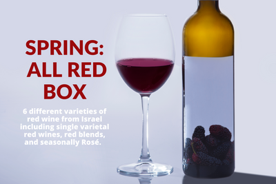 Israeli Good Wine Subscription - Box (6 Bottles) All Red