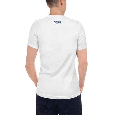L'Chaim White - Unisex V-Neck T-Shirt
